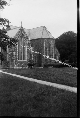 MOUNT ST JOSEPHS SACRISTY WINDOWS & APSE OF CHURCH FROM S.